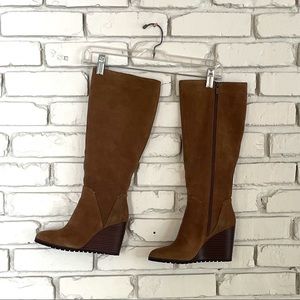 splendid light brown patience knee high boots